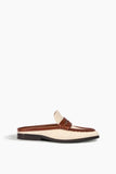 Simkhai Dean Canvas Combo Loafer Mule in Natural Saddle