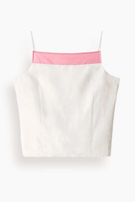 Maisie Linen Top Blush Canyon