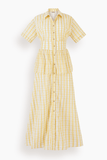 Rosie Assoulin Boogie Woogie Bugle Boy Dress in Yellow
