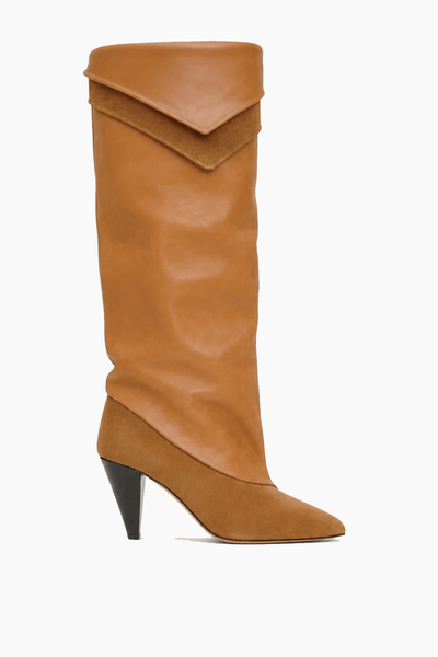Lezra Boots in Cognac