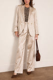 Forte Forte Chic Linen Double Breasted Jacket in Lucente