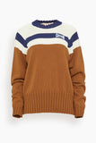 Marni Roundneck Sweater in Tobacco