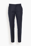 Ami Paris Pants Cigarette Trouser in Night Blue