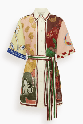 Tangible Love Mini Dress in Multi