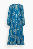 Hannah Artwear Casual Dresses Larisa Dress in Saffire