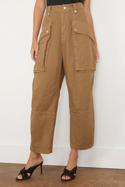 Etoile Isabel Marant Pants Jannick Pant in Khaki Etoile Isabel Marant Jannick Pant in Khaki