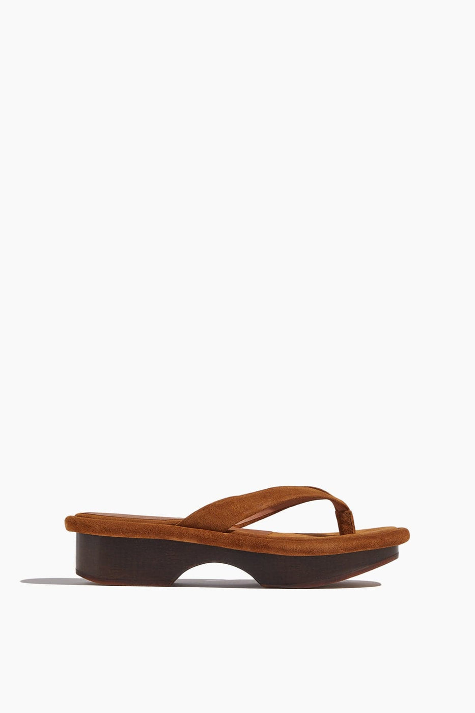 Rachel Comey Strappy Flat Sandals Floyd Clog Sandal in Caramel