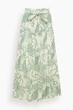 Lemlem Sanaa Skirt in Mokata Green
