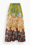 Alemais Splice Midi Skirt in Multi