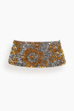 Dries Van Noten Giotta Embroidered Belt in Silver