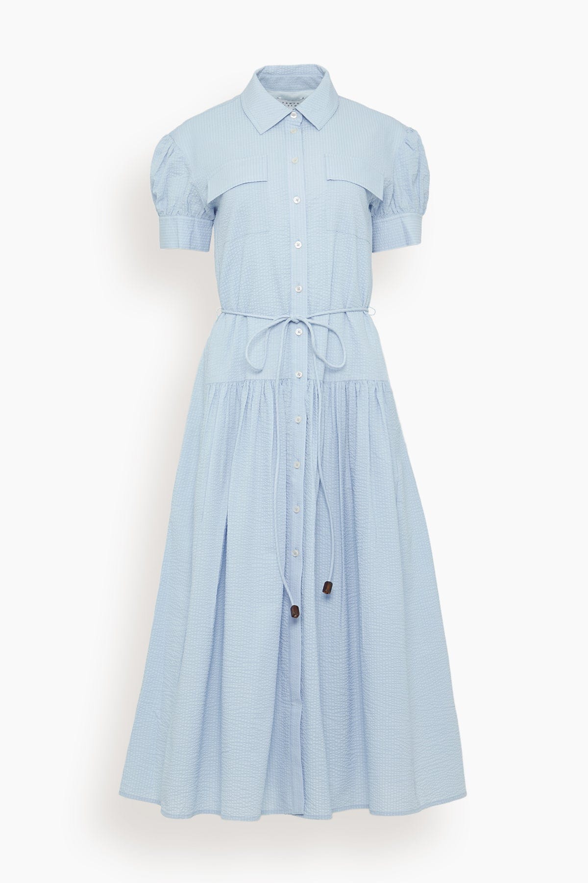 Tanya Taylor Dresses Carrington Dress in Powder Blue Carrington Dress in Powder Blue