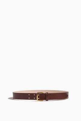 Mini Hutch Belt in Mahogany/Gold
