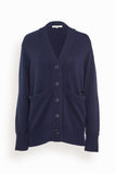 Dorothee Schumacher Sweaters Modern Statements Cardigan in True Navy Dorothee Schumacher Modern Statements Cardigan in True Navy