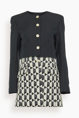 Laurel Blazer in Ecru Multi