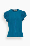 Ulla Johnson Tops Giulia Top in Lapiz Giulia Top in Lapiz