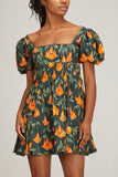Agua by Agua Bendita Dresses Caramelo Mini Dress in Sabanero Nocturno