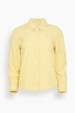 Dries Van Noten Clavinia Shirt in Yellow