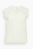 Loulou de Saison Anita Sleeveless Knit Top in Ivory