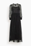 Ulla Johnson Dresses Josephine Gown in Noir Josephine Gown in Noir