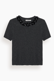 Simkhai Sophie Top in Charcoal Dusty Blue