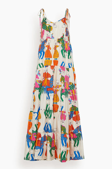 Rianna & Nina Dresses Sonia Volant Dress in Mythos