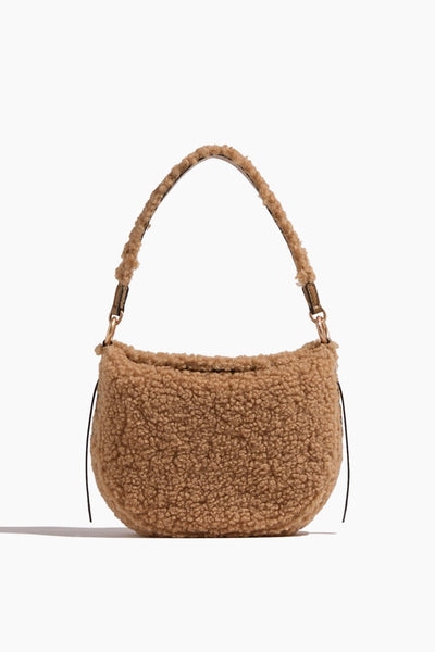 Mini Shearling Daily Bag in Caramel