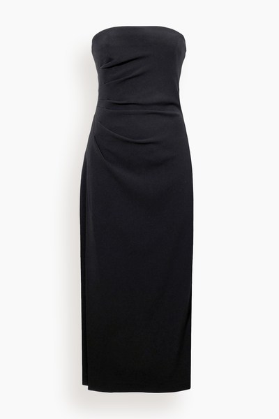 Shira Strapless Dress in Black