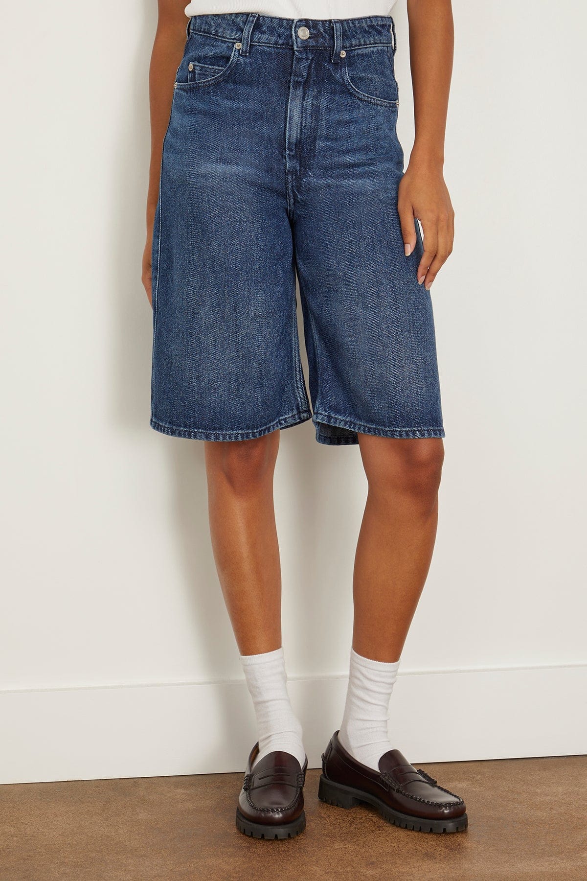 Etoile Isabel Marant Shorts Balina Short in Blue Isabel Marant Etoile Balina Short in Blue
