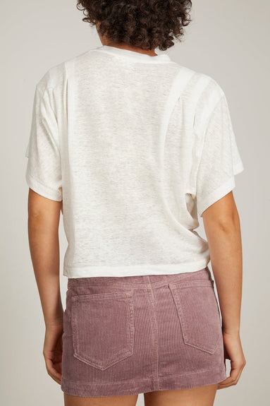 Etoile Isabel Marant Tops Kyanza Tee Shirt in Chalk Isabel Marant Kyanza Tee Shirt in Chalk