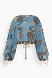Alemais Georgie Top in Blue