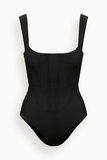 Staud Adelaide One Piece in Black