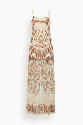 Marisol Drop Waist Gown in Moonstone