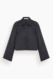 Another Tomorrow Short Balmacaan in Black