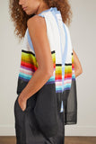 Christopher John Rogers Sweaters Two in One Sheer Cardigan in Rainbow Multi