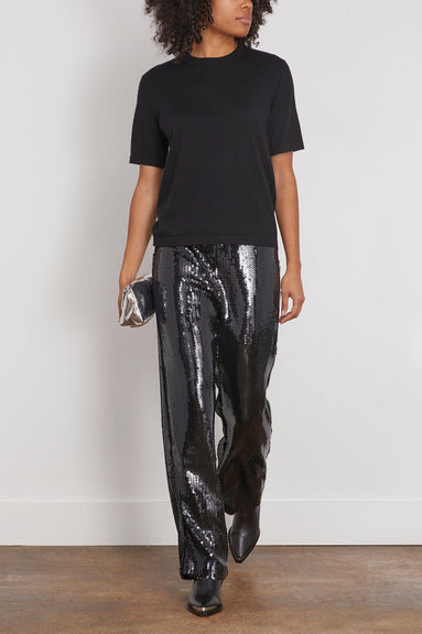 Lisa Yang Tops Julia T-Shirt in Black Lisa Yang Julia T-Shirt in Black