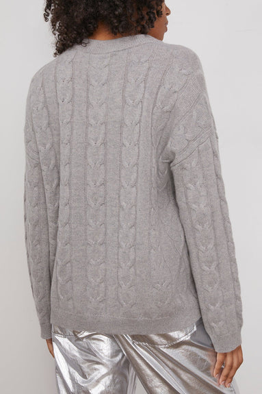 Lisa Yang Sweaters Vilma Sweater in Dove Grey Lisa Yang Vilma Sweater in Dove Grey