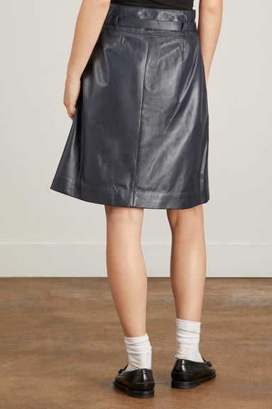 Proenza Schouler Skirts Glossy Leather Skirt in Navy Proenza Schouler Glossy Leather Skirt in Navy