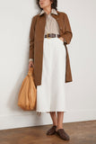 Loulou Studio Jackets Uvon Long Leather Jacket in Brown Loulou Studio Uvon Long Leather Jacket in Brown