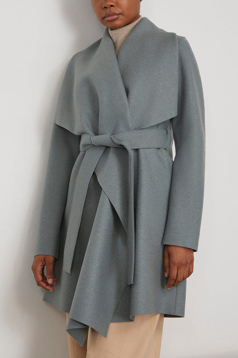 Harris Wharf Blanket Coat in Laurel Hampden Clothing