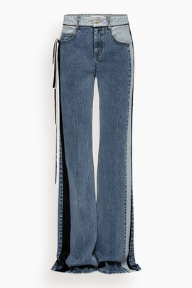 Ben Jeans in Dark Stone Wash/White