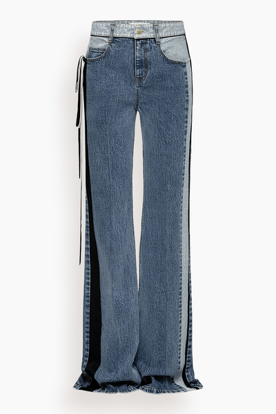 Ben Jeans in Dark Stone Wash/White