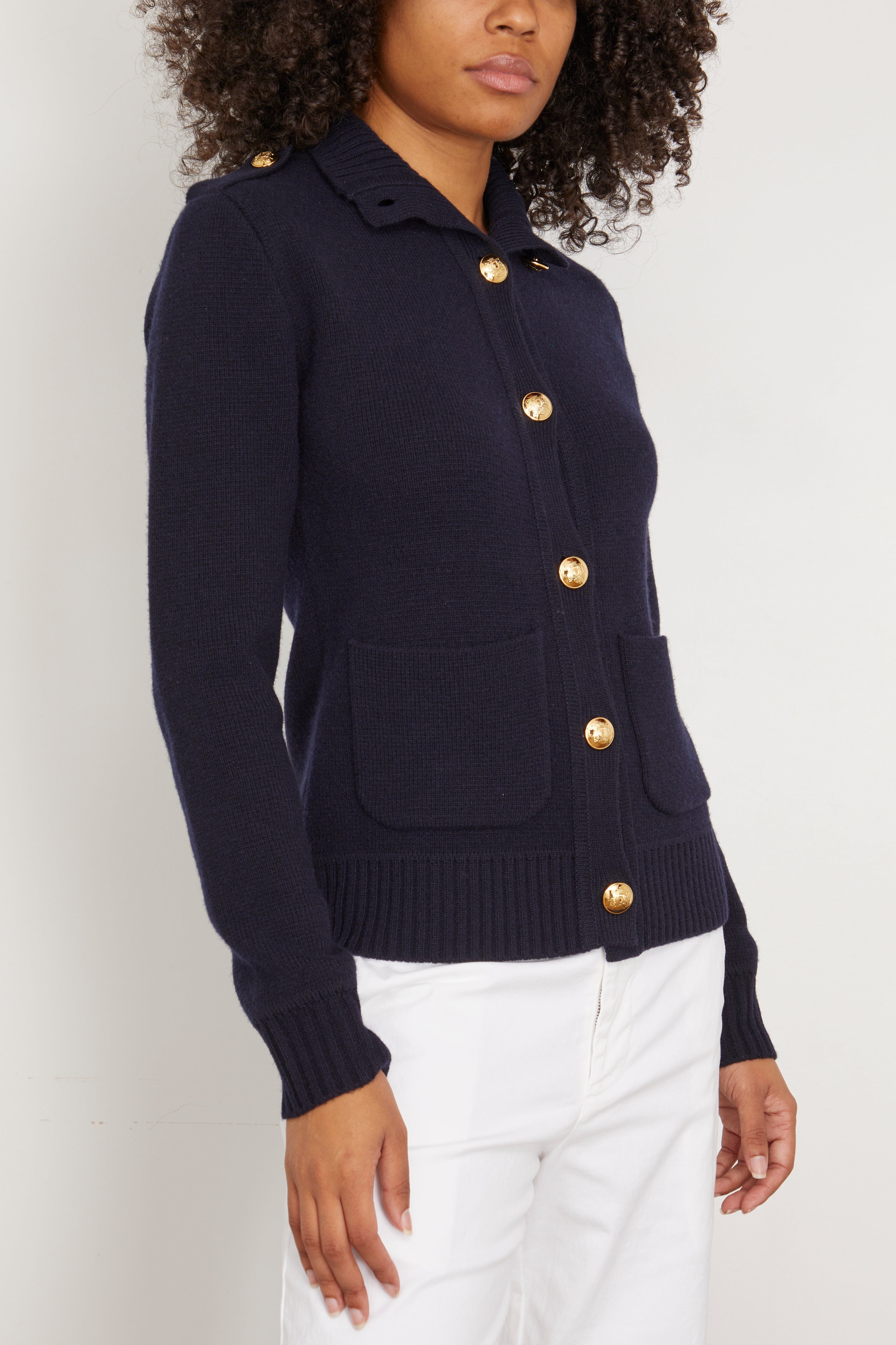 Nili Lotan Jackets Kala Jacket in Dark Navy Nili Lotan Kala Jacket in Dark Navy