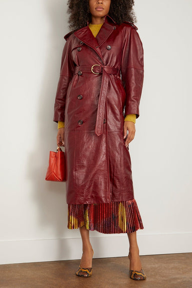 Ulla Johnson Coats Marlowe Coat in Mahogany Ulla Johnson Marlowe Coat in Mahogany