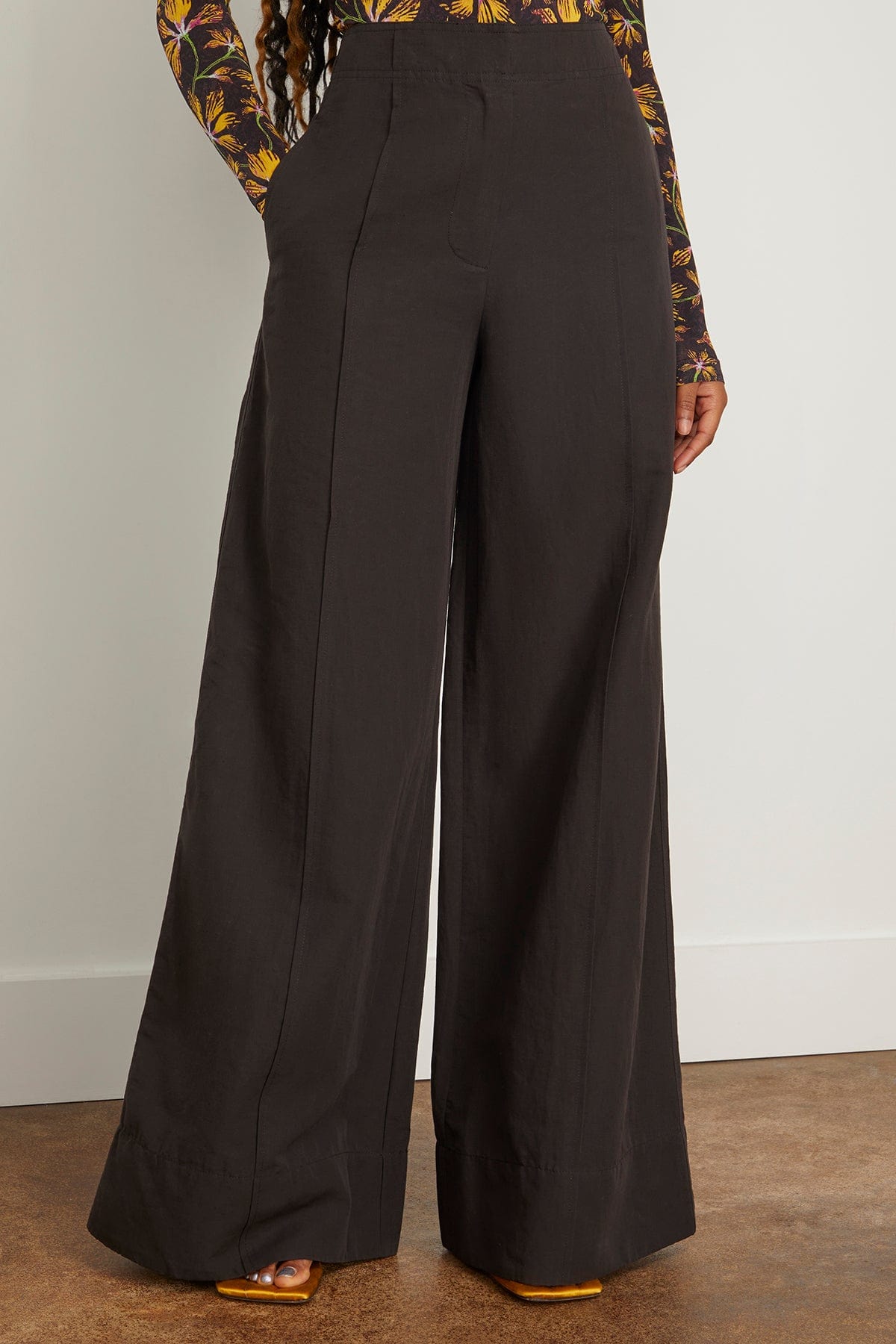 Ulla Johnson Pants Polina Pant in Noir Ulla Johnson Polina Pant in Noir