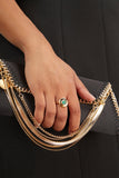 Stoned Fine Jewelry Rings Lagoon Starburst Saucer Ring in 18k Yellow Gold Stoned Fine Jewelry Lagoon Starburst Saucer Ring in 18k Yellow Gold