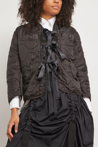 R13 Jackets Refurbished Liner with Ties in Black R13 Refurbished Liner with Ties in Black