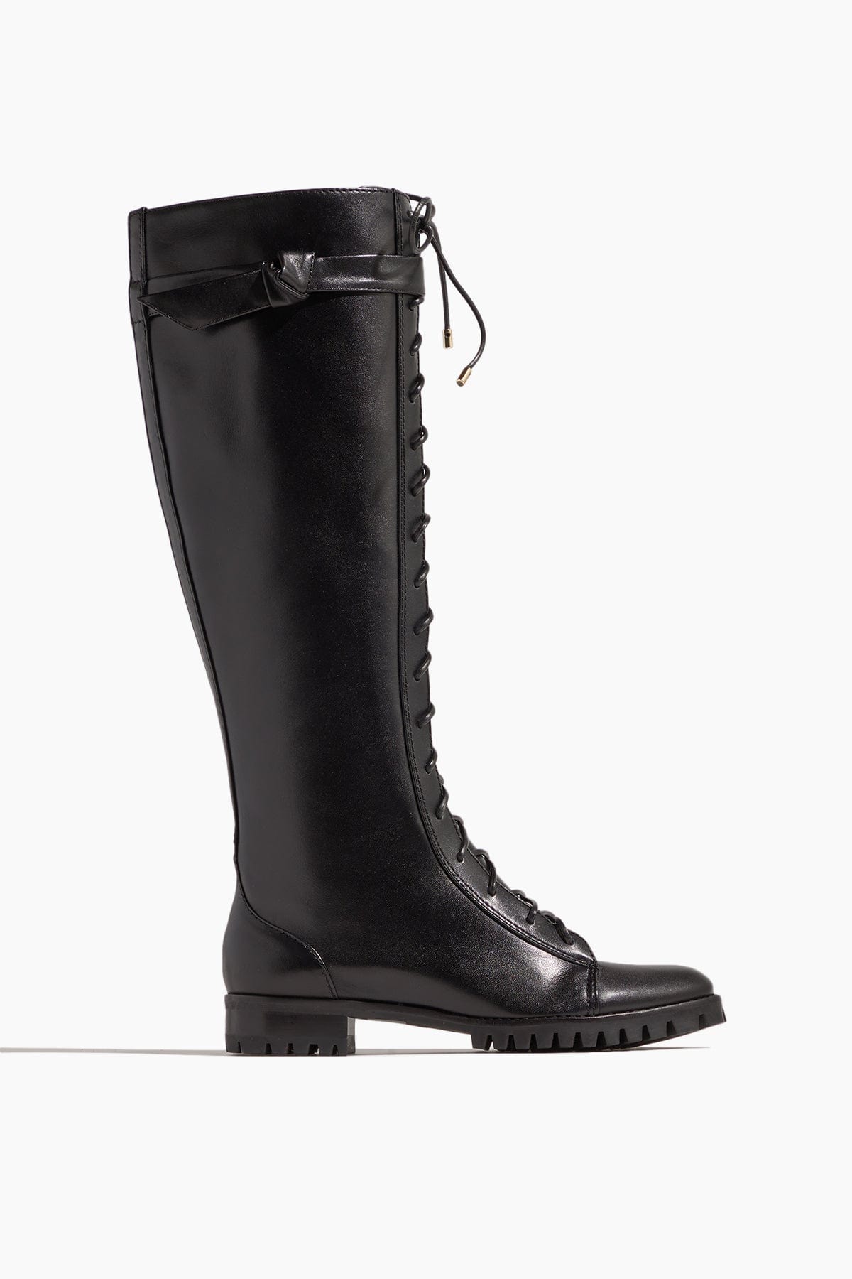 Alexandre Birman Tall Boots Evelyn Tall Combat Boot in Black