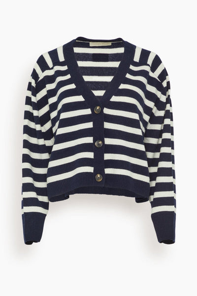 Emmanuelle Sweater in Marine/Ecru