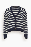 Vanessa Bruno Sweaters Emmanuelle Sweater in Marine/Ecru Vanessa Bruno Emmanuelle Sweater in Marine/Ecru