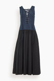 Ulla Johnson Casual Dresses Denia Dress in Twilight Colorblock Denia Dress in Twilight Colorblock